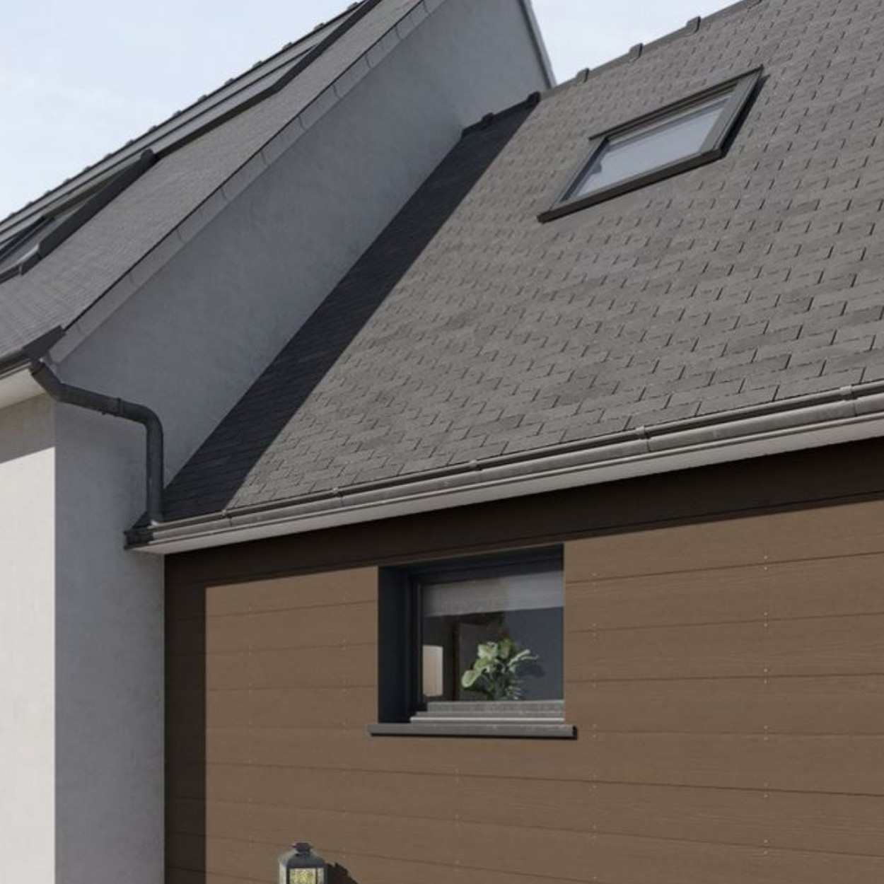 HardiePlank® Gevelbekleding Cedar Houtnerf Chestnut Brown